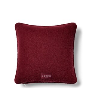 Gucci wool bouclé cushion