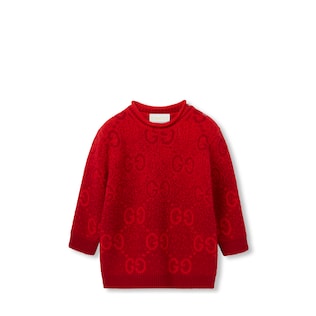 Baby GG wool jacquard jumper