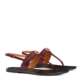 Women's Interlocking G Web sandal