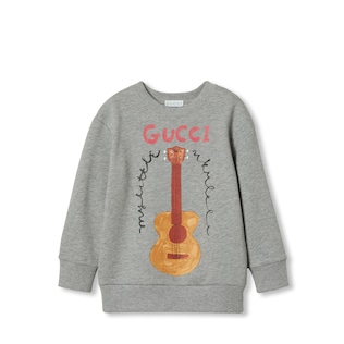 Children's cotton printed sweatshirt