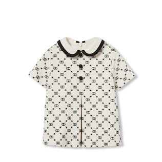 Babykleid aus Jersey mit Stickerei