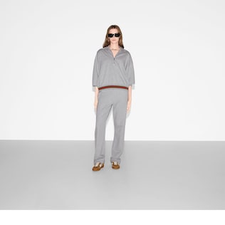 Cotton jersey sweatshirt with Web