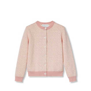 Cardigan bambino in cotone GG