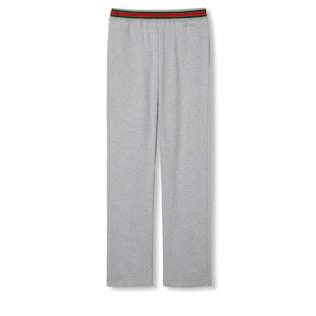 Cotton jersey jogging trouser with Web