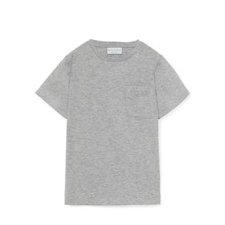 Children's embroidered cotton T-shirt
