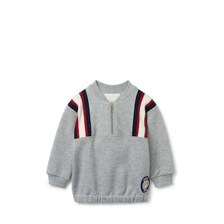 Baby embroidered cotton sweatshirt