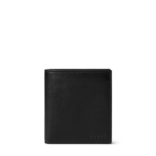 GG Emblem bi-fold wallet with GG fabric