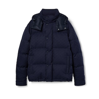 GG canvas down jacket