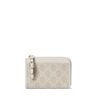 GG Emblem zip card case