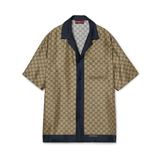 Printed silk shirt