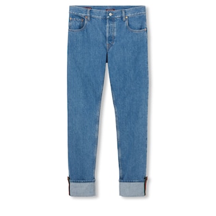 Pantalon coupe fuselée en denim