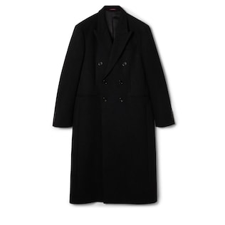 Batavia wool coat with Web