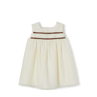 Babykleid aus GG Baumwolle mit Web