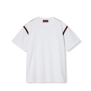Cotton jersey T-shirt with Web