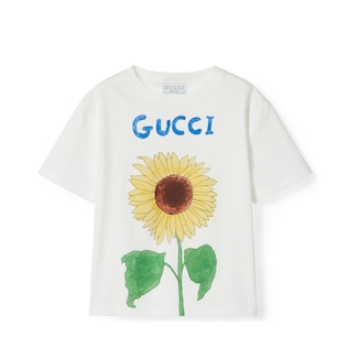 Children's printed cotton T-shirt