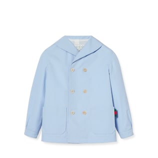 Veste pour enfant en coton avec bande Web