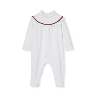 Baby cotton one-piece with Web