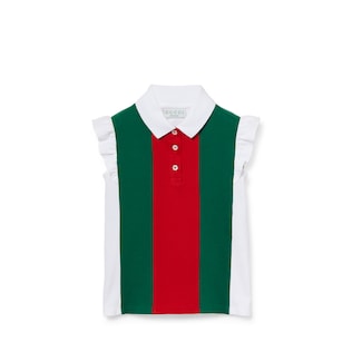 Children's cotton polo shirt with Web