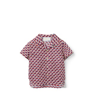 Baby printed cotton shirt