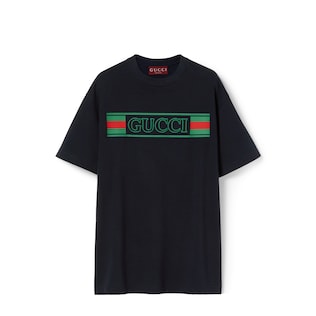 Cotton jersey T-shirt with print
