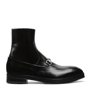 Men's ankle boot with Horsebit