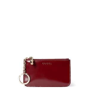 Key pouch with bamboo