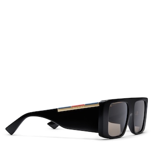 Rectangular frame sunglasses
