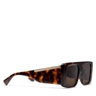 Rectangular frame sunglasses