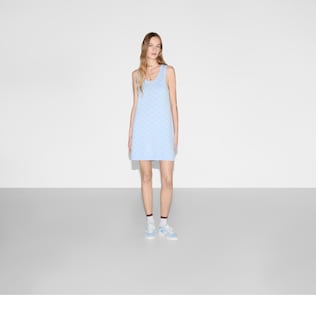 GG cotton jacquard mini dress