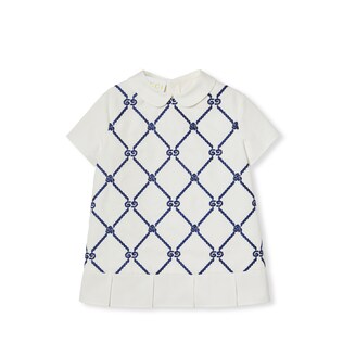 Baby embroidered cotton dress