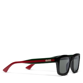 Rectangular frame sunglasses
