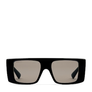 Rectangular frame sunglasses