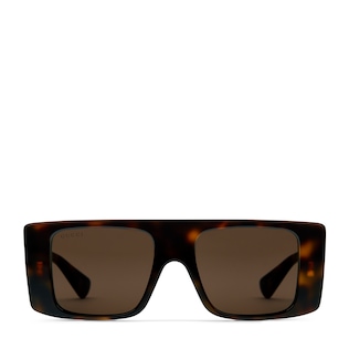 Rectangular frame sunglasses