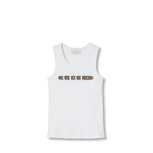 Children's printed cotton tank top