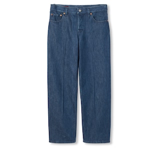 Straight fit denim pants