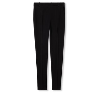 Cotton jersey pants with embroidery