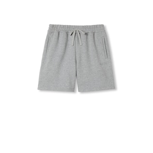 Embossed cotton jersey shorts