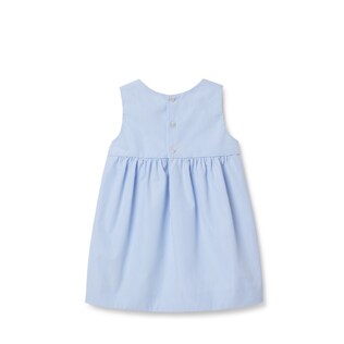 Baby embroidered cotton poplin dress