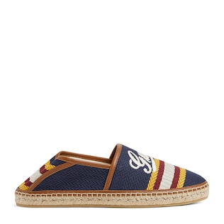 Men's espadrille with Gucci script