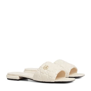 Women's slide sandal with Double G