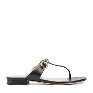Women's thong sandal with Horsebit