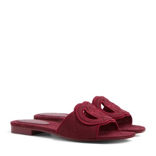 Women's slide sandal with Interlocking G