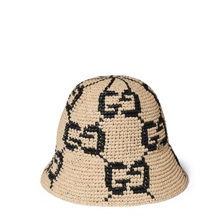 GG straw bucket hat