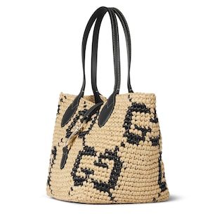 Woven small tote bag