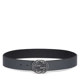 Ceinture réversible avec boucle GG