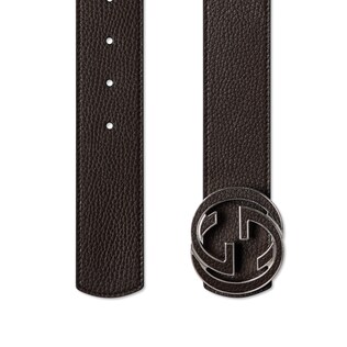 Reversible belt with Interlocking G buckle