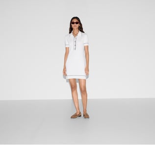 Fine wool polo dress