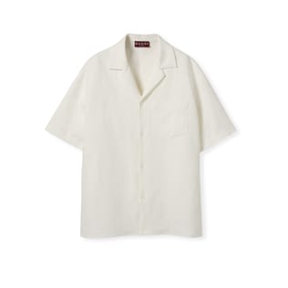 Linen blend GG canvas shirt