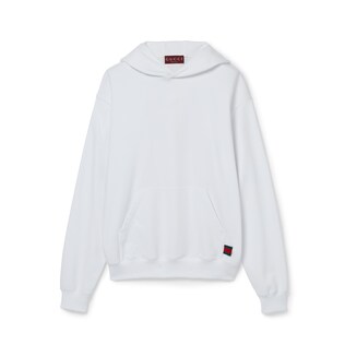 Cotton jersey sweatshirt with Web