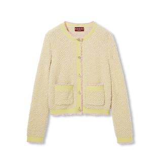 Cardigan en mélange de coton
